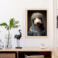 Nacnic Un perro Terrier de tipo perro vestido de humano. Estampados de arte de pared estético para el diseño de dormitorio o sala de estar.-Artwork-Nacnic-Nacnic Estudio SL
