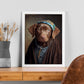 Nacnic un perro tipo perro Chesapeake Bay Retriever vestido 1. estampados de arte estético de pared para el diseño de dormitorio o sala de estar.-Artwork-Nacnic-Nacnic Estudio SL