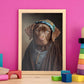 Nacnic un perro tipo perro Chesapeake Bay Retriever vestido 1. estampados de arte estético de pared para el diseño de dormitorio o sala de estar.-Artwork-Nacnic-Nacnic Estudio SL
