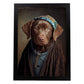 Nacnic un perro tipo perro Chesapeake Bay Retriever vestido 1. estampados de arte estético de pared para el diseño de dormitorio o sala de estar.-Artwork-Nacnic-A4-Sin marco-Nacnic Estudio SL