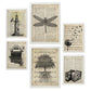 Láminas Nacnic Vintage Blanco y Negro para Habitación