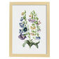 Nacnic watercolor minmal Canterbury Bells_2. Aesthetic Wall Art Prints for Bedroom or Living Room Design.-Artwork-Nacnic-A4-Marco Madera Clara-Nacnic Estudio SL