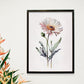 Nacnic watercolor minmal Daisy. Aesthetic Wall Art Prints for Bedroom or Living Room Design.-Artwork-Nacnic-A4-Sin Marco-Nacnic Estudio SL
