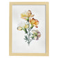 Nacnic watercolor minmal Freesia_4. Aesthetic Wall Art Prints for Bedroom or Living Room Design.-Artwork-Nacnic-A4-Marco Madera Clara-Nacnic Estudio SL