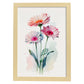 Nacnic watercolor minmal Gerbera_2. Aesthetic Wall Art Prints for Bedroom or Living Room Design.-Artwork-Nacnic-A4-Marco Madera Clara-Nacnic Estudio SL