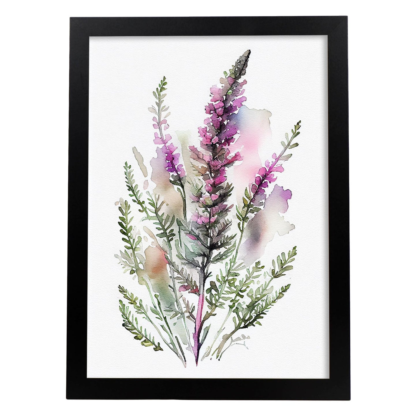 Nacnic watercolor minmal Heather_2. Aesthetic Wall Art Prints for Bedroom or Living Room Design.