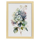 Nacnic watercolor minmal Hydrangea_1. Aesthetic Wall Art Prints for Bedroom or Living Room Design.-Artwork-Nacnic-A4-Marco Madera Clara-Nacnic Estudio SL