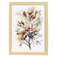Nacnic watercolor minmal Magnolia_6. Aesthetic Wall Art Prints for Bedroom or Living Room Design.-Artwork-Nacnic-A4-Marco Madera Clara-Nacnic Estudio SL