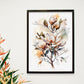Nacnic watercolor minmal Magnolia_6. Aesthetic Wall Art Prints for Bedroom or Living Room Design.-Artwork-Nacnic-A4-Sin Marco-Nacnic Estudio SL