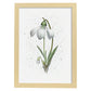 Nacnic watercolor minmal Snowdrop_1. Aesthetic Wall Art Prints for Bedroom or Living Room Design.-Artwork-Nacnic-A4-Marco Madera Clara-Nacnic Estudio SL