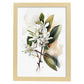 Nacnic watercolor minmal Stephanotis. Aesthetic Wall Art Prints for Bedroom or Living Room Design.-Artwork-Nacnic-A4-Marco Madera Clara-Nacnic Estudio SL