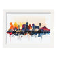 Nacnic watercolor of a skyline of the city of Las Vegas_1. Aesthetic Wall Art Prints for Bedroom or Living Room Design.-Artwork-Nacnic-A4-Marco Blanco-Nacnic Estudio SL