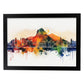 Lámina Acuarela Skyline de Rio de Janeiro Nacnic