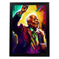 Nacnic Winston Churchill Waving Pixar Style Dynamic Figura. Estampados de arte de pared estético para el diseño de dormitorio o sala de estar.-Artwork-Nacnic-Nacnic Estudio SL