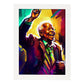 Nacnic Winston Churchill Waving Pixar Style Dynamic Figura. Estampados de arte de pared estético para el diseño de dormitorio o sala de estar.-Artwork-Nacnic-Nacnic Estudio SL