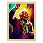 Nacnic Winston Churchill Waving Pixar Style Dynamic Figura. Estampados de arte de pared estético para el diseño de dormitorio o sala de estar.-Artwork-Nacnic-Nacnic Estudio SL