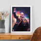 Nacnic Winston Churchill Waving Pixar Style Dynamic Figura. Estampados de arte de pared estético para el diseño de dormitorio o sala de estar.-Artwork-Nacnic-Nacnic Estudio SL