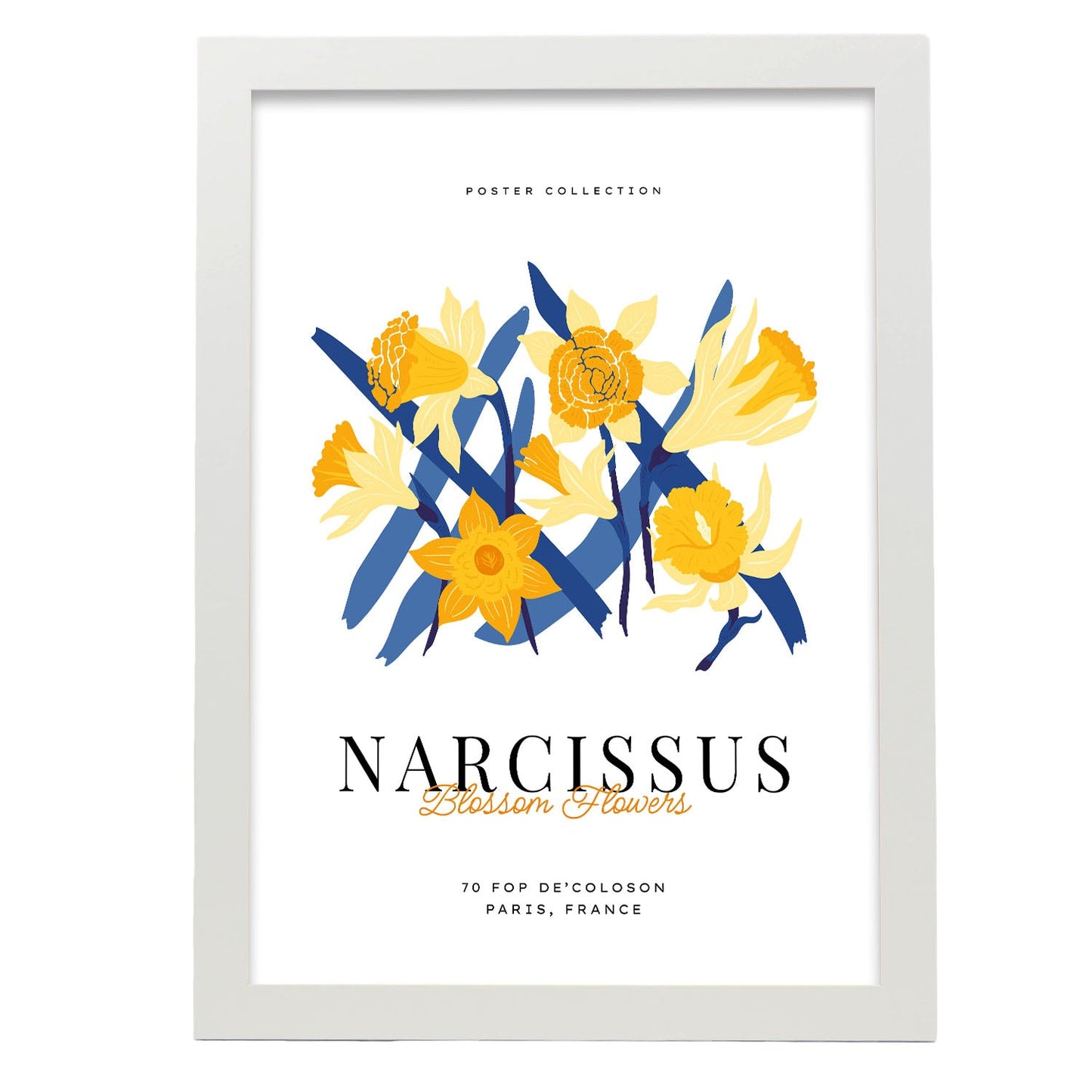 Narcissus Blossom Flower-Artwork-Nacnic-A3-Marco Blanco-Nacnic Estudio SL