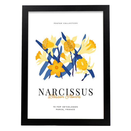 Narcissus Blossom Flower-Artwork-Nacnic-A3-Sin marco-Nacnic Estudio SL