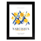 Narcissus Blossom Flower-Artwork-Nacnic-A4-Sin marco-Nacnic Estudio SL