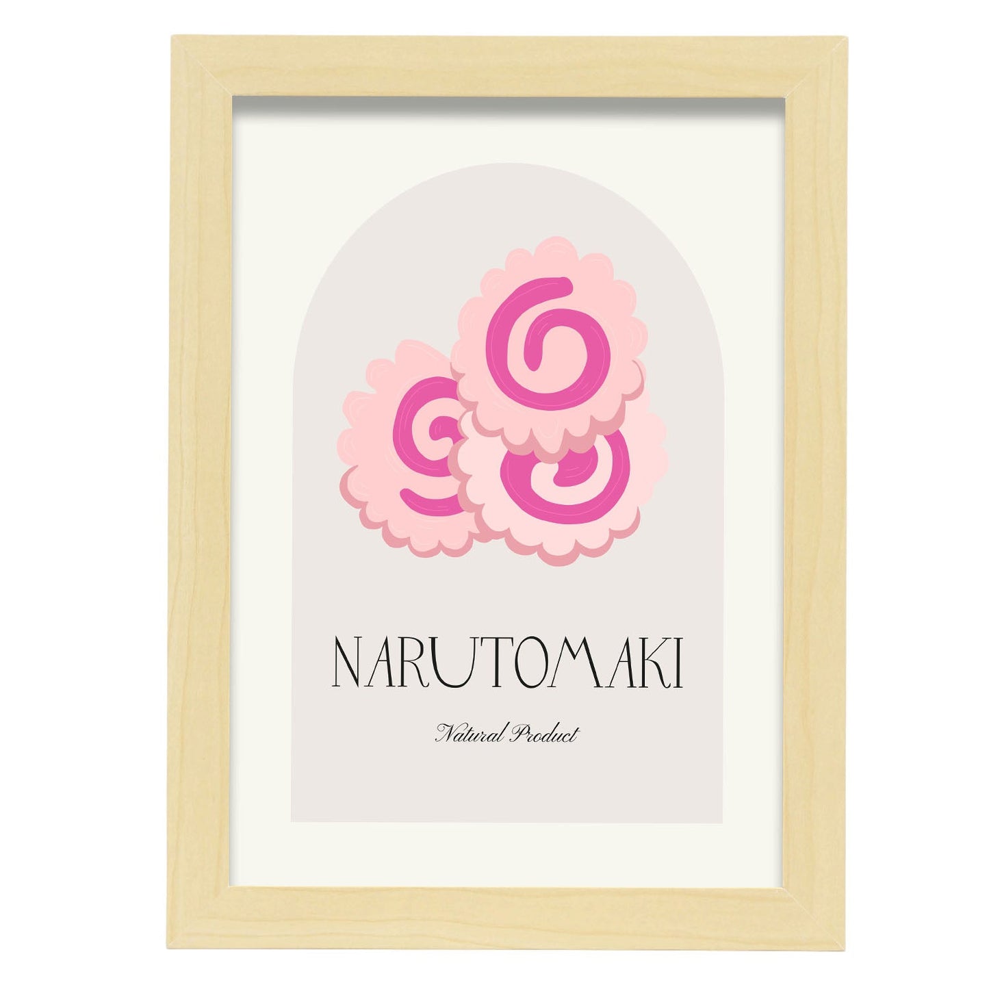 Narutomaki-Artwork-Nacnic-A4-Marco Madera clara-Nacnic Estudio SL