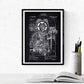 Negro - Pack de 4 Láminas con Patentes de IMPRENTAS. Set de Posters con inventos y Patentes Antiguas.-Artwork-Nacnic-Nacnic Estudio SL