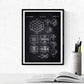 Negro - Pack de 4 Láminas con Patentes de Juegos DE Mesa. Set de Posters con inventos y Patentes Antiguas.-Artwork-Nacnic-Nacnic Estudio SL