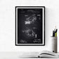 Negro - Pack de 4 Láminas con Patentes de Máquinas de Escribir. Set de Posters con inventos y Patentes Antiguas.-Artwork-Nacnic-Nacnic Estudio SL