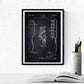 Negro - Pack de 4 Láminas con Patentes de Peluquería. Set de Posters con inventos y Patentes Antiguas.-Artwork-Nacnic-Nacnic Estudio SL