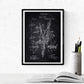 Negro - Pack de 4 Láminas con Patentes de PLANEADORES. Set de Posters con inventos y Patentes Antiguas.-Artwork-Nacnic-Nacnic Estudio SL