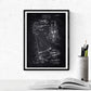 Negro - Pack de 4 Láminas con Patentes de Surf. Set de Posters con inventos y Patentes Antiguas.-Artwork-Nacnic-Nacnic Estudio SL