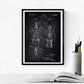 Negro - Pack de 4 Láminas con Patentes de Vino. Set de Posters con inventos y Patentes Antiguas.-Artwork-Nacnic-Nacnic Estudio SL