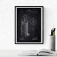 Negro - Pack de 4 Láminas con Patentes del Cuerpo de Bomberos. Set de Posters con inventos y Patentes Antiguas.-Artwork-Nacnic-Nacnic Estudio SL