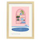 No place like home-Artwork-Nacnic-A3-Marco Madera clara-Nacnic Estudio SL