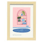 No place like home-Artwork-Nacnic-A4-Marco Madera clara-Nacnic Estudio SL