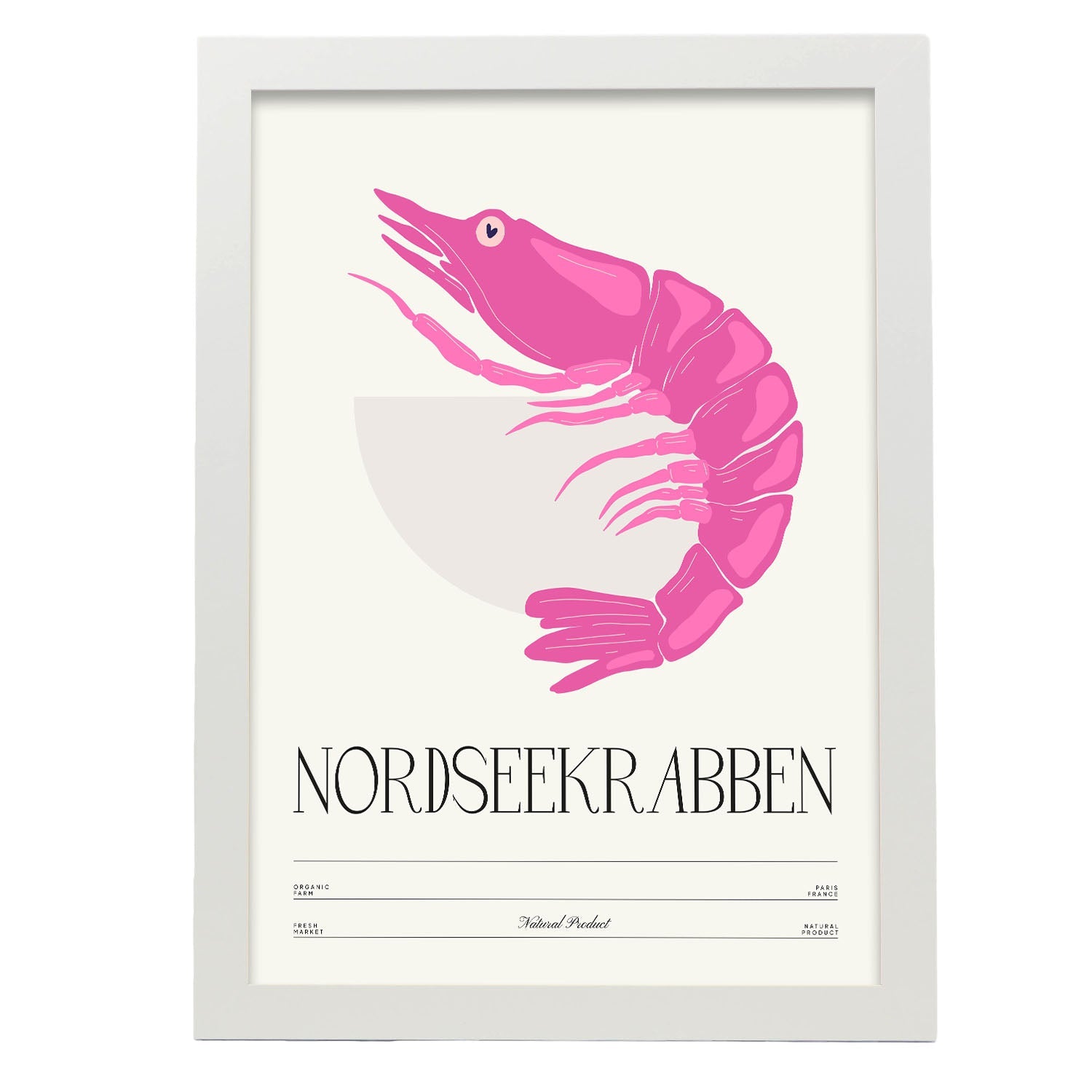 North Sea Shrimp-Artwork-Nacnic-A3-Marco Blanco-Nacnic Estudio SL