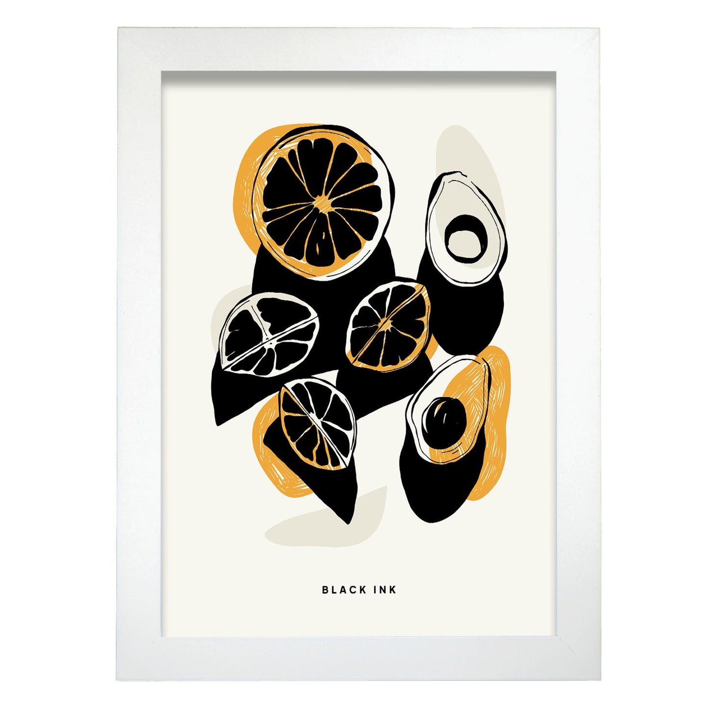 Orange and Avocados-Artwork-Nacnic-A4-Marco Blanco-Nacnic Estudio SL