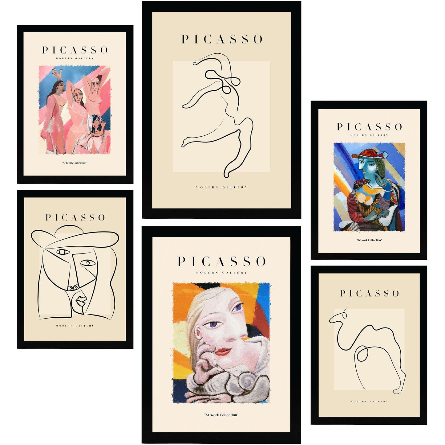 Pablo Picasso Posters. Harmony. Cubism and Surrealism Art Gallery-Artwork-Nacnic-Nacnic Estudio SL