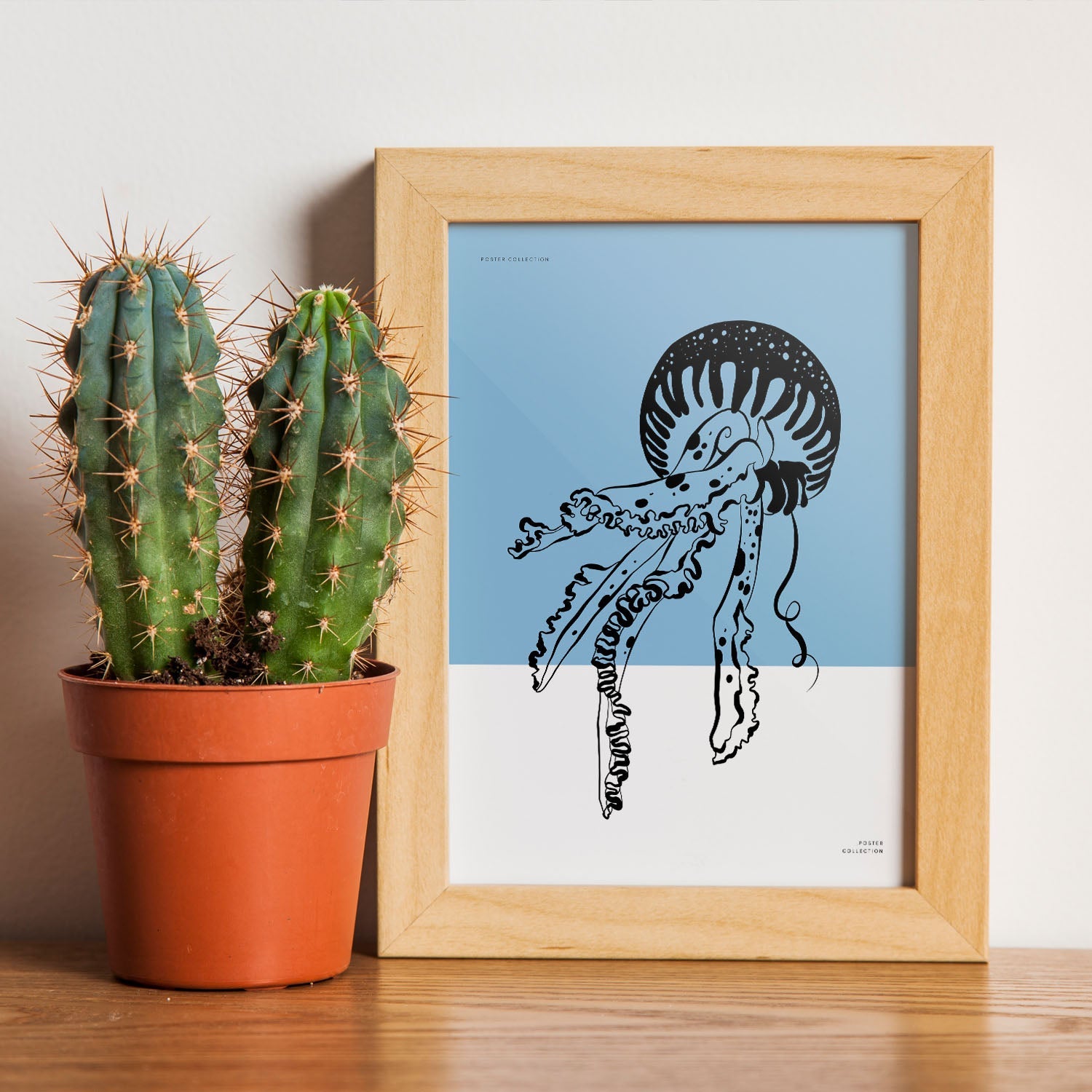 Pacific Sea Nettle Jellyfish-Artwork-Nacnic-Nacnic Estudio SL