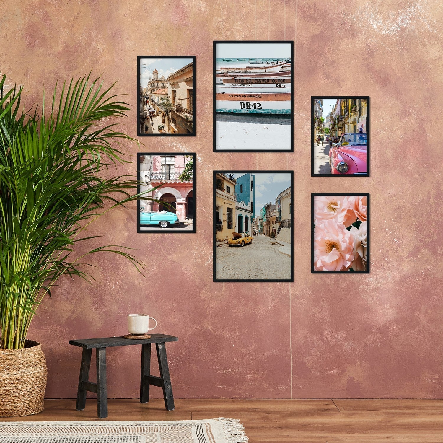 GMissT Impresiones en lienzo con tus fotos Cuadros personalizados sobre  lienzo póster personalizado para decoración del hogar Marcos flotantes y –  Yaxa Colombia
