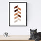 PACK de 3 láminas para enmarcar MONTAÑAS GEOMÉTRICAS. Estillo NORDICO, escandinavo. Decoración de hogar. Posters impresos en.-Artwork-Nacnic-Nacnic Estudio SL