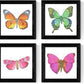 Pack de 4 láminas de Mariposas.-Artwork-Nacnic-Nacnic Estudio SL
