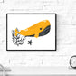 Pack de Cuatro Posters con Ilustraciones de Ballenas. Láminas con imágenes Infantiles de Ballenas. Composicion Ballenas en Fondo de mar.-Artwork-Nacnic-Nacnic Estudio SL