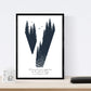 Pack de Cuatro Posters de Letras con diseño de Naturaleza. Letras H, V, L, W. Posters de Letras con diseño.-Artwork-Nacnic-Nacnic Estudio SL