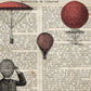 Pack de Dos láminas Vintage (Vintage Pareja en Globo con definiciones, A4)-Artwork-Nacnic-Nacnic Estudio SL
