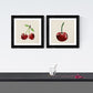 PACK de láminas para enmarcar CEREZAS DULCES. Posters cuadrados con imágenes de cerezas.-Artwork-Nacnic-Nacnic Estudio SL