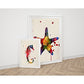 Pack de láminas para enmarcar Estrella Y Caballito DE MAR. Posters Estilo Acuarela con imágenes de la Naturaleza.-Artwork-Nacnic-Nacnic Estudio SL