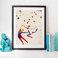 Pack de láminas para enmarcar Parejas de Baile. Posters Estilo Acuarela con imágenes de Danza.-Artwork-Nacnic-Nacnic Estudio SL