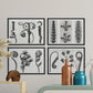 Pack de láminas Rizos. Pósters con ilustraciones de flores y plantas en tonos grises.-Artwork-Nacnic-Nacnic Estudio SL