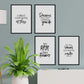 Pack de posters con frases inspiracionales. Set de láminas de decoración con frases blanco y negro motivadoras y llenas de energia.-Artwork-Nacnic-Nacnic Estudio SL